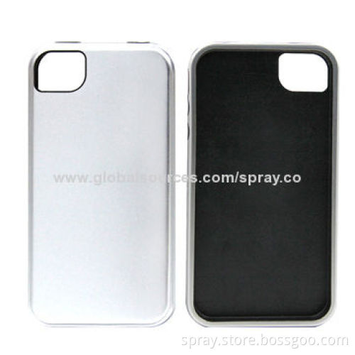 2 Piece Detachable Silver Refined Aluminum Case for Apple iPhone 4 4s